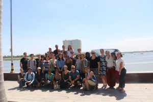 Deltager på solidarisk ophold i Cambodja