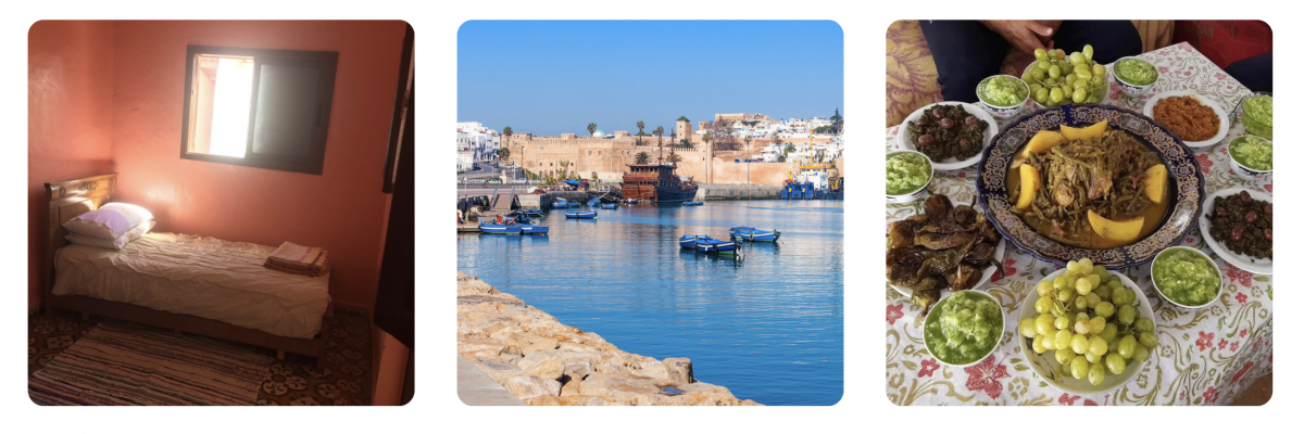 Frivillige hos en værtsfamilie i Marokko