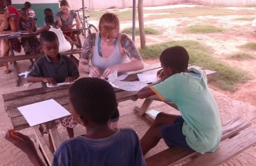 Studiepraktik i Ghana