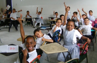 Børneklasse i Colombia
