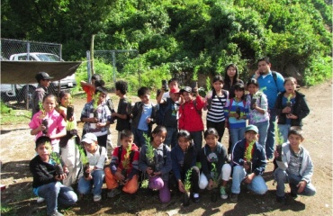 Studerende på sprogophold i Guatemala