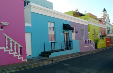 farverige gader i Cape Town, Sydafrika