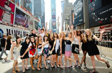 Sprogophold i New York