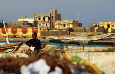 Praktikantstuderende fra handelshøjskole i Senegal