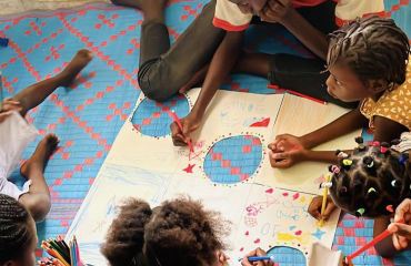 Studerende på humanitært ophold i Senegal