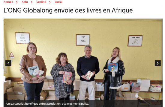 Indsamling af skolebøger til Afrika
