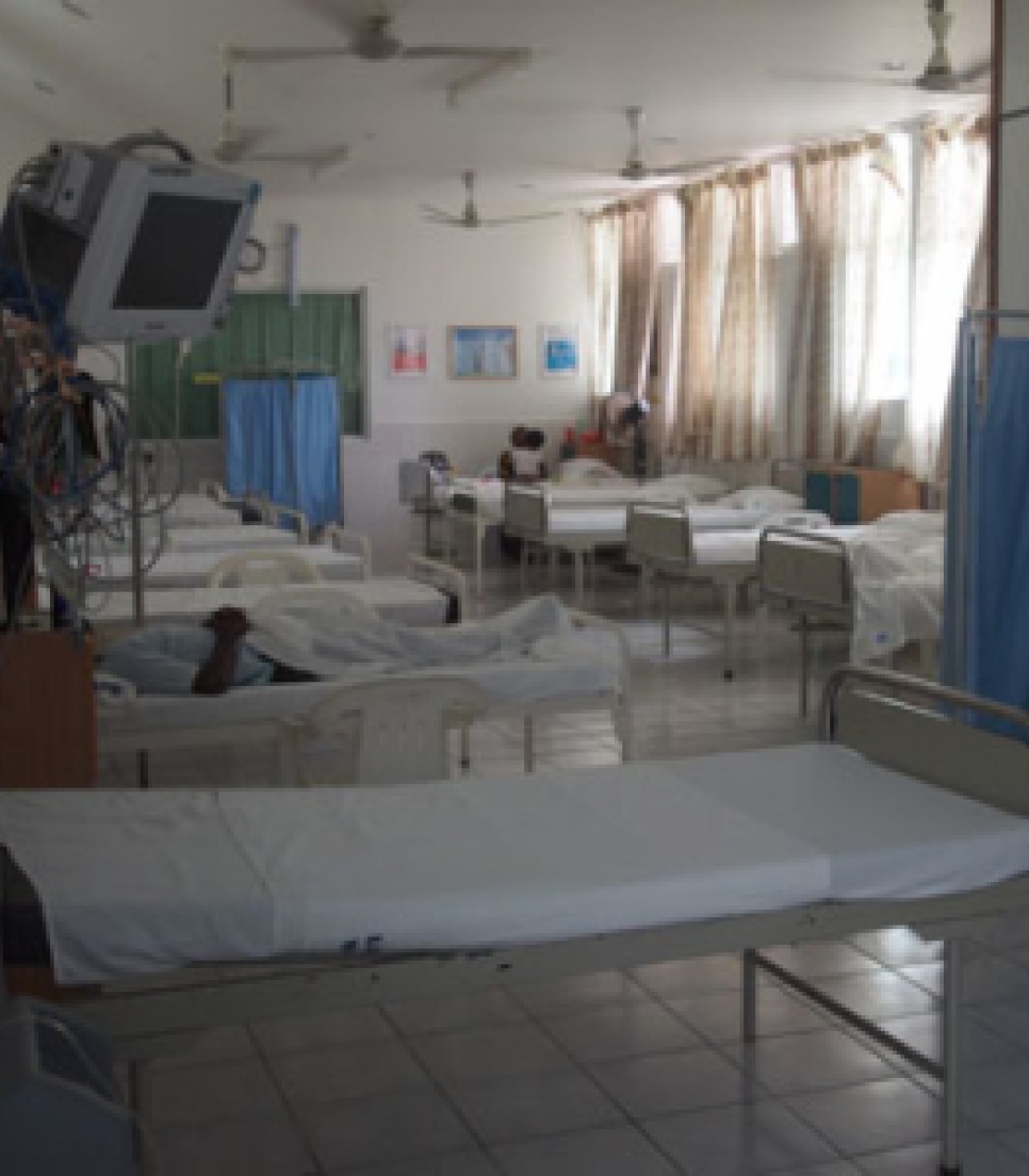 Lokalt hospital på Maldiverne