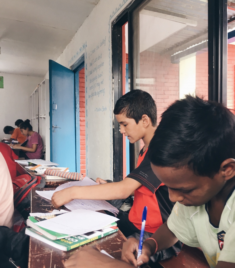 Undervisningsforløb (på engelsk) i Nepal