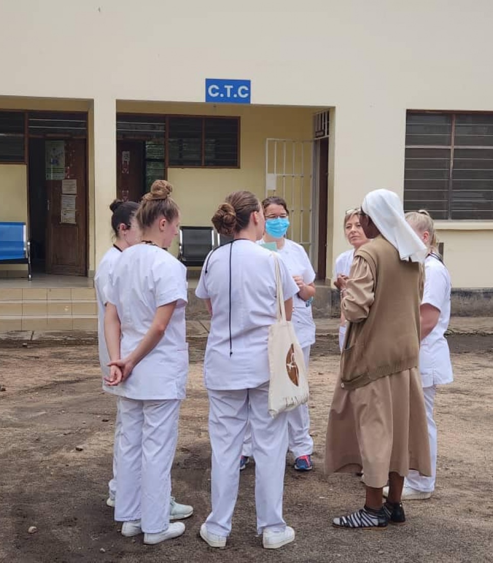Fysioterapiteam i Tanzania
