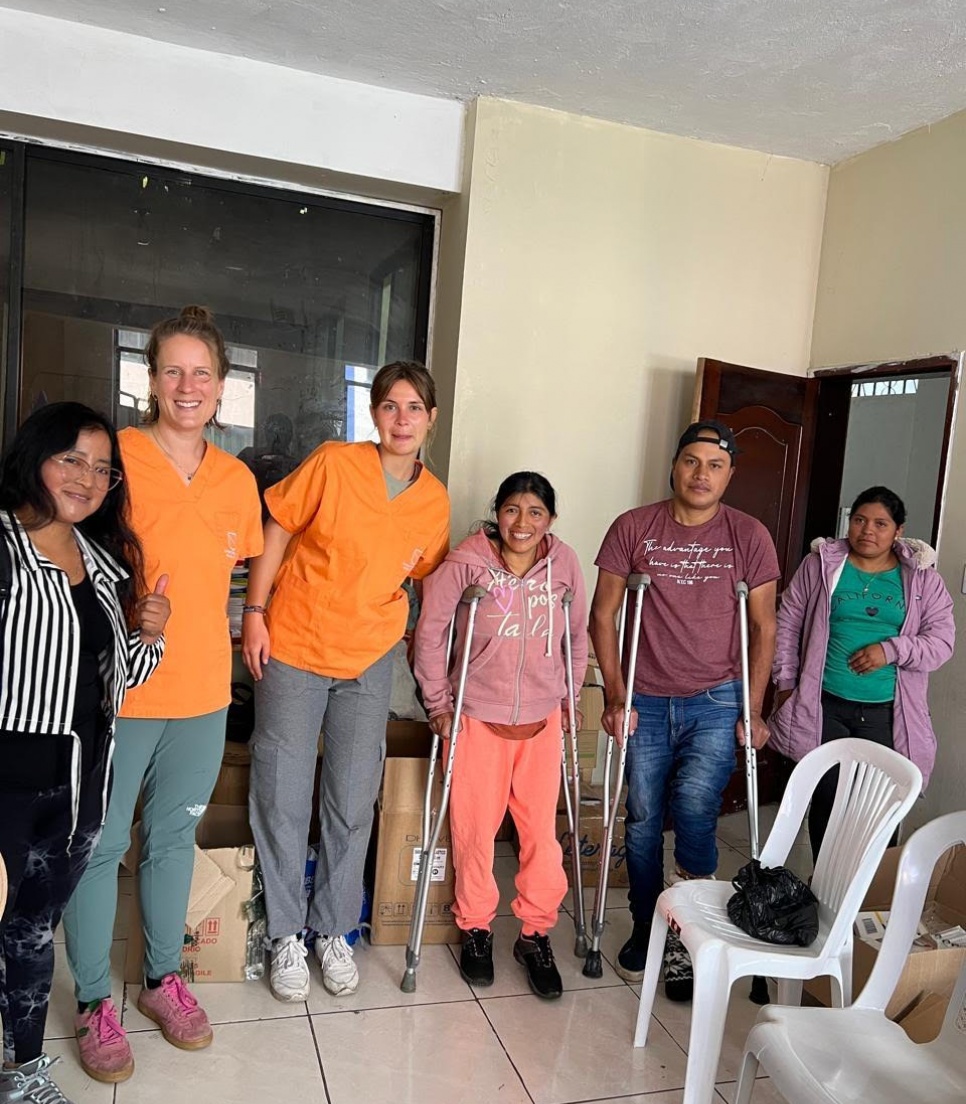 Praktik i fysioterapi og osteopati i Ecuador